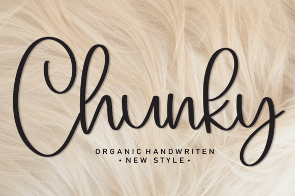 Chunky Font: A Modern Handwritten Asset for Creative Projects