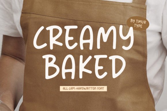 Discover Creamy Baked: A Font Full of Joyful Character
