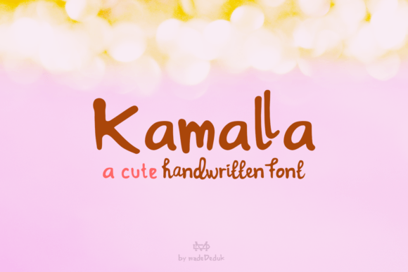 Discover Kamalla: A Handwritten Font with Creative Potential
