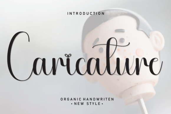 Discover the Flowing Elegance of the Caricature Font