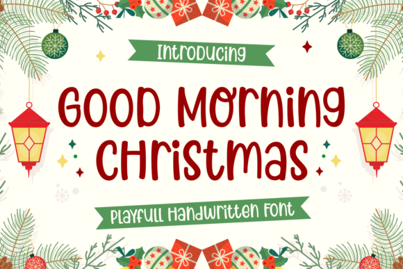 Discovering the Charm of Good Morning Christmas Font