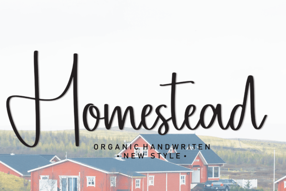 Homestead: A Modern Handwritten Font for Creative Projects